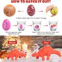 2 x Kids Dinosaur Advent Calendar 2025, 24 Days Christmas Countdown Advent Calendar Novelty Dino Toys, Ideal Xmas Surprise Gifts for Boys Girls Teens Age 3 4 5 6