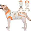 IDOMIK Dog Recovery Suit After Surgery, Breathable Dog Surgery Recovery Suit for Female Male Dogs Cats, Dog Surgical Onesie for Spay Neuter Surgery, E-Collar Cone Alternative Anti-Licking Abdominal Wound