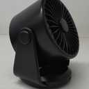 Desk Fan, 5-Inch Portable Electric Table Desktop Air Circulator Fans, Small but Powerful with 3 Speed 360° Adjustable Tilt for Cooling Home Dorm Office Bedroom Bathroom Kitchen, Black
