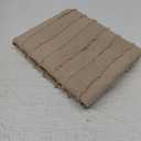 JELLYMONI Pillowcases King Size Khaki 2 Pack Boho Striped Bed Pillow Covers 20x36in Polyester Envelope Pillow Shams Tufted Bohemian Textured (Pillows are not Included)