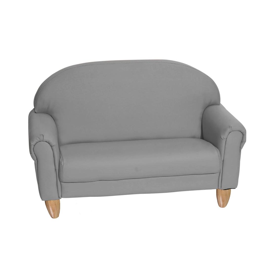 Children's Factory As We Grow Sofa, Gray, CF805-314, Playroom Couch, Daycare Furniture, Kids Seating for Classroom, Flexible Seating for Elementary, 36 inches x 18.5 inches x 24 inches