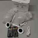 Brightown E26 Rechargeable Light Bulb with Remote Timer and 3 Color Temperatures, Battery Backup Bulb for Sconces and Lamps, E26 Detachable Charging for Non-Hardwired Fixture, Dimmer, 700LM