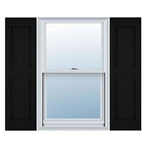 Builders Edge, Inc. 040140055002 Raised Panel Vinyl Shutters