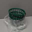 Bekith 2 Pack Plastic Golf Ball Basket, Golf ball Container Ball with Handle, Holds 40-50 Balls, Green