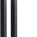 Kichler Two Arm Contemporary Path Light in Black Brass, Landscape Lighting for Pathways, Walkways and Garden Beds, (3" x 22" x 6"), 15844BKB, Medium