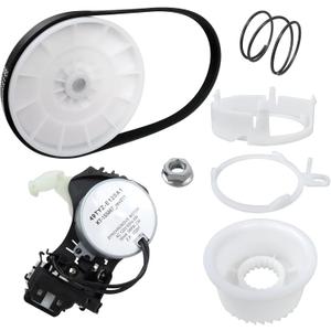 Upgraded W10913953 Washer Shift Actuator W10721967 Washer Pulley Clutch Kit W10006384 Drive Belt for Whirlpool Maytag Replaces 49tyzE120a1 W11481722 W10815026 50sm211221b MVWX655DW1 Parts