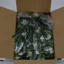 RECUTMS Artificial Hanging Plants Fake Hanging Plant Faux Eucalyptus Leaf Greenery Vine Outdoor UV Resistant Plastic Plants Home Garden Wedding Party Indoor Outdoor Decorations(White)