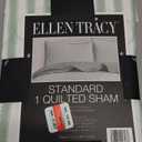 Sophia & William Cotton Comforter Cover Set King Size, Waffle Weave White Duvet Cover Set 3 Piece, White + Green