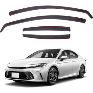 in-Channel Rain Guards for Toyota Camry 2025 2026 Side Windows Visors Vent Deflectors Shades 4Pcs LE SE XLE XSE
