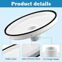 SP1106 Pool Skimmer Vacuum Plate, Skim Vac In-Ground Pool Vacuum Skimmers Cover Replacement, for Hayward Swimming Pools Skimmer SP1075 1082 1084 1085