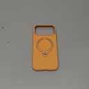 TORRAS Ostand Q3 Silicone for iPhone 17 Pro Max Case, Fit for MagSafe, 360 Spin Ring Stand, Liquid Silicone Cozy Vibrant Grip, Camera Control, Protective Case for iPhone 17 Pro Max, Pastel Orange