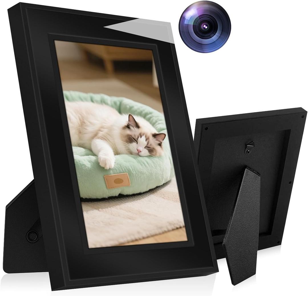 Hidden Spy Security Camera Picture Frame, Mini Nanny Cam Indoor