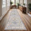 Washable Hallway Runner Rug 3x14: Non Slip Runner Rugs with Rubber Backing