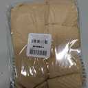 Truform 20-30 mmHg Compression Stockings for Men and Women, Thigh High Length, Dot Top, Closed Toe, Beige, Large