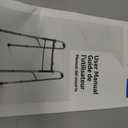 Medline Lightweight Junior/Lower Height Folding Walker with 5 Wheels