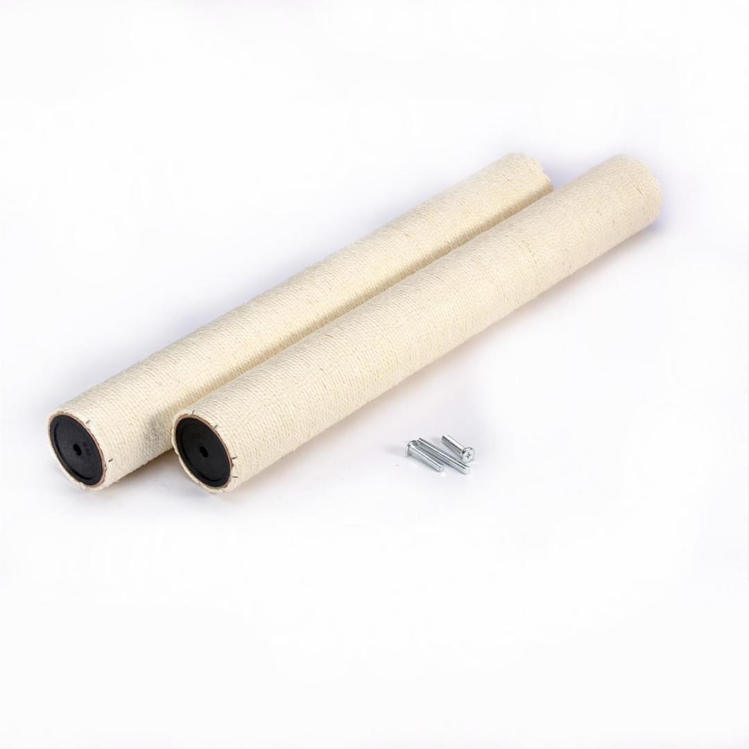 SHENGOCASE 2-Pack 23.6" L, 3.15"  Cat Tree Replacement Post, Cat Tower Accessories Pole Replacement (M8 Screw)