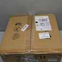 Upgrade Flower Pendant Light with Wood Grain Shade,9.5" Farmhouse Pendant Lamp Industrial Vintage E26 Light Ceiling Hanging Lamp for Closet Hallway Kitchen Dining Room