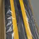 Happybuy 4 Pack of 1-Channel Rubber Cable Protector Ramps Heavy Duty 18000Lbs Load Capacity Cable Wire Cord Cover Ramp Speed Bump Driveway Hose Cable Ramp Protective Cover