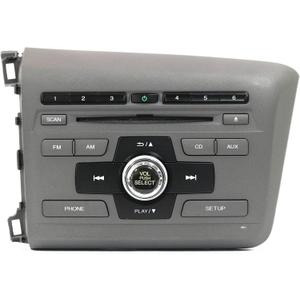 AM FM CD Player Compatible with 2012 Honda Civic 39100-TR0-A81 4BCJ