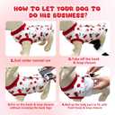 Dog Surgery Recovery Suit, Abdominal Surgical Suit for Male Female Dog Post Spay Neuter, Breathable Pet Onesie E-Collar & Cone Alternative, Surgery Shirt to Prevent Licking, Small