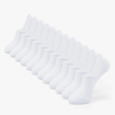 IDEGG No Show Socks Womens and Men Low Cut Ankle Short Anti-slid Athletic Running Novelty Casual Invisible Liner Socks (C_6 Pairs(6 White) Medium)