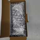 Peakeep Night Light Digital Alarm Clock Battery Operated with Indoor Temperature, Desk Small Clock (Black)