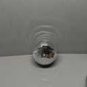 Mirror Disco Ball 8 Inch Hanging Disco Ball for Party Wedding Holiday Home Decoration, Silver