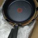 T-Fal Ultimate Hard Anodized Nonstick Fry Pan Set 2 Piece:10.25, & 12 Inch, Oven Broiler Safe 400F, Kitchen Cookware Set, Pots and Pans Set Non Stick, Frying Pans, Skillets, Dishwasher Safe, Onyx