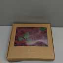 Ling's moment Artificial Flowers 25Pcs Burgundy Roses Decor w/Stems,3" Real Touch DIY Foam Floral for Wedding Bouquet/Centerpieces, Outdoors Party Backdrop, Room/Table, and Garden/Pot Decorations