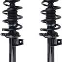 Autoround pair 172311 Front Complete Shock Absorber Compatible with Volkswagen Jetta 2005-2018/ Beetle 2012-2019/ Golf 2010-2014/ Eos 2007-2011, Left & Right Struts with Coil Spring Assembly
