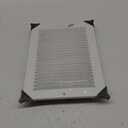 HVAC Premium 12" X 8" 1-Way AIR Supply Grille - Vent Cover & Diffuser - Flat Stamped Face - White [Outer Dimensions: 13.75"w X 9.75"h]