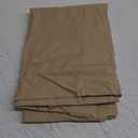 Todays Home Tailored Bed Pillow Shams, Cotton Blend Design, Standard, Mocha, 2-Pack
