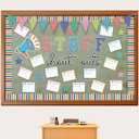 Staff Shout Out Bulletin Board Decoration Colorful Staff Shout Outs Bulletin Board Set with 21 Appreciation and Recognition Cutouts for School Classroom Office Appreciation Wall Door Decor Supplies