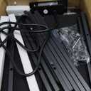 AODK Night Stand with Charging Station, End Table for Bedroom Tall Nightstand with Drawers, Small Nightstand for Bedroom, 4 Tier Storage Bedside Table, Black