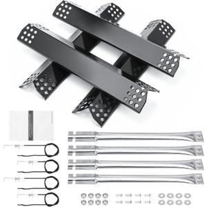 Hisencn Grill Parts for Kitchen Aid 720-0954, 720-0954GA, 720-0733, 720-0733A, 720-0745D, 730-0733, 730-0733A, 730-0954GA, Heat Tent and Grill Burner Replacement Parts for Kitchen Aid 4 Burner Grill