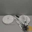 JOOFO Floor Lamp,30W/2400LM Sky LED Modern Torchiere 3 Color Temperatures Super Bright -Tall Standing Pole Light with Remote & Touch Control for Living Room,Bed Room,Office (Pearl White)