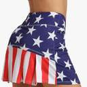 Ultrafun Women's Active Tennis Golf Skort Pleated Athletic Sports Running Skirt with Pockets and Shorts S