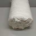 Serta Goose Feather Down Fiber Cotton Comforter Queen Size - 100% Cotton Duvet Insert - Hotel Luxury Hypoallergenic Bedding Comforter All Season Medium Warmth 90 x 90 Inch White