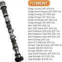 5184377AG Left Side Exhaust Camshaft Compatible with Jeep for Dodge for Chrysler & for Ram 3.6L V6 Models 05184377AH 5184377AE 5184377AF 5184377AD