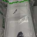 Large Buffet Risers Set of 5, 16"x8"x5" Display Stands, White Acrylic Food Risers for Party, Dessert Table, and Catering, Nesting and Stackable Display Risers