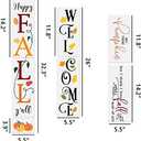 Fall Stencils for Painting on Wood Reusable Pumpkin Stencil Thanksgiving Drawing Templates Large Welcome/Happy Fall YAll Porch Sign