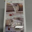 Cheerble 2 in 1 Interactive Cat Toys for Indoor Cats - Wicked Ball Duo2 Automatic Cat Toy, Dual Interchangeable Shells, Electric Cat Toy Ball with Chirping Sounds, Rechargeable Moving Kitten Toys, Red