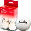 Franklin Sports Ping Pong Balls - 3 Star Official Size + Weight White 40mm Table Tennis Balls - Three Star Professional Quality - Durable High Performance - White - 6 Pack