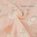 Baby Sleeping Sack Muslin Summer (12-24m) 0.5 Tog Cotton Lightweight Infant Sleeping Bag Toddler Wearable Blanket Breathable Thin Sleeper Sack