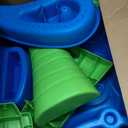 Step2 Rain Showers Splash Pond Water Table, Kids Water and Sand Activity Sensory Playset, Summer Outdoor Toys, 13 Piece Water Toy Accessories, For Toddlers 1.5+ Years Old, Blue & Green, 39 X 24 X 32