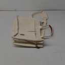 FIORETTO Canvas Tote Bag for Women with Zipper Closure & Individual Compartments for Work College for Teacher & Nurse (Medium, Beige)