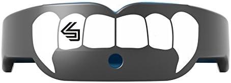 Shock Doctor Gel Nano Convertible Mouthguard (Pearl Carbon, Adult)