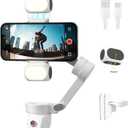 Magnetic Light for DJI Gimbal Small Video Light for Gimbal - USB-C Rechargeable, 3 Modes, 10 Brightness Levels, Compact DJI Light Attachment (Deep Grey)