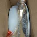 Metal Round End Table,Modern Pedestal Table,Corner Drink Tables,Accent Side Table Nightstand for Living Room,Patio and bar (Cream White)