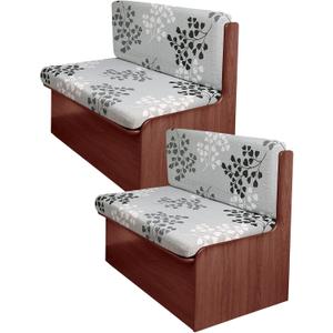 FUANGUI RV Dinette Cushion Covers Stretch Camper Seat Cover Booth Seats Replacement RV Washable Sofa Furniture Protector (2 Bench Cover & 2 Backrest Cover, A6)